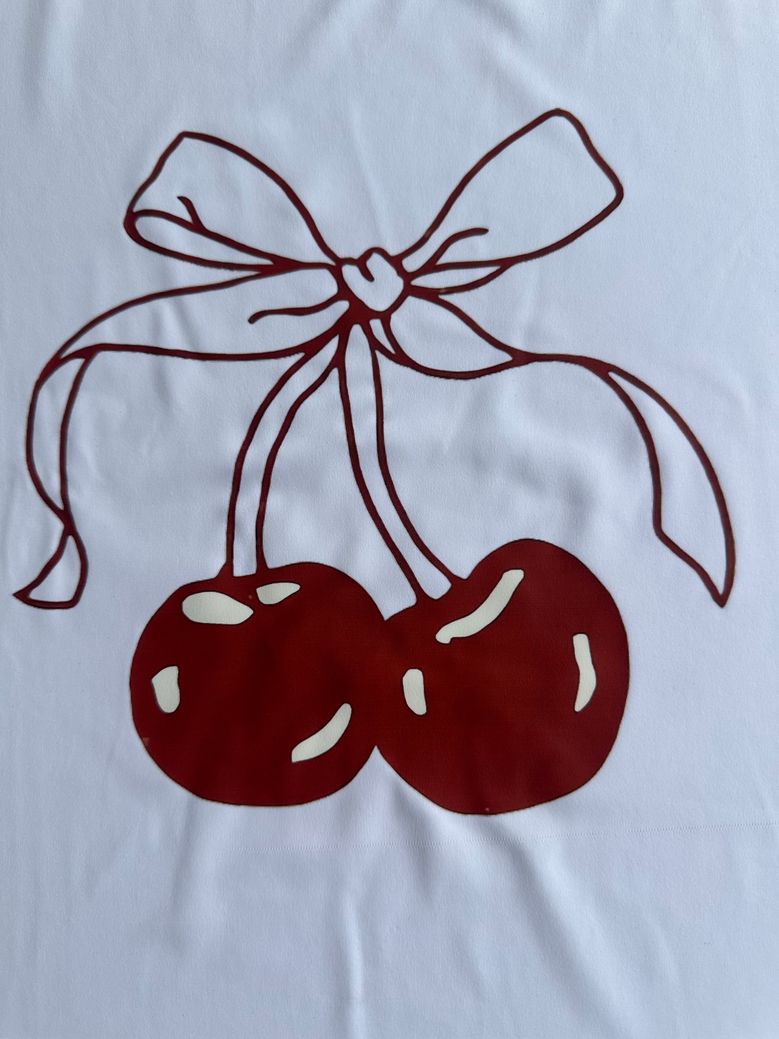 ‘Cherry’ baby tee