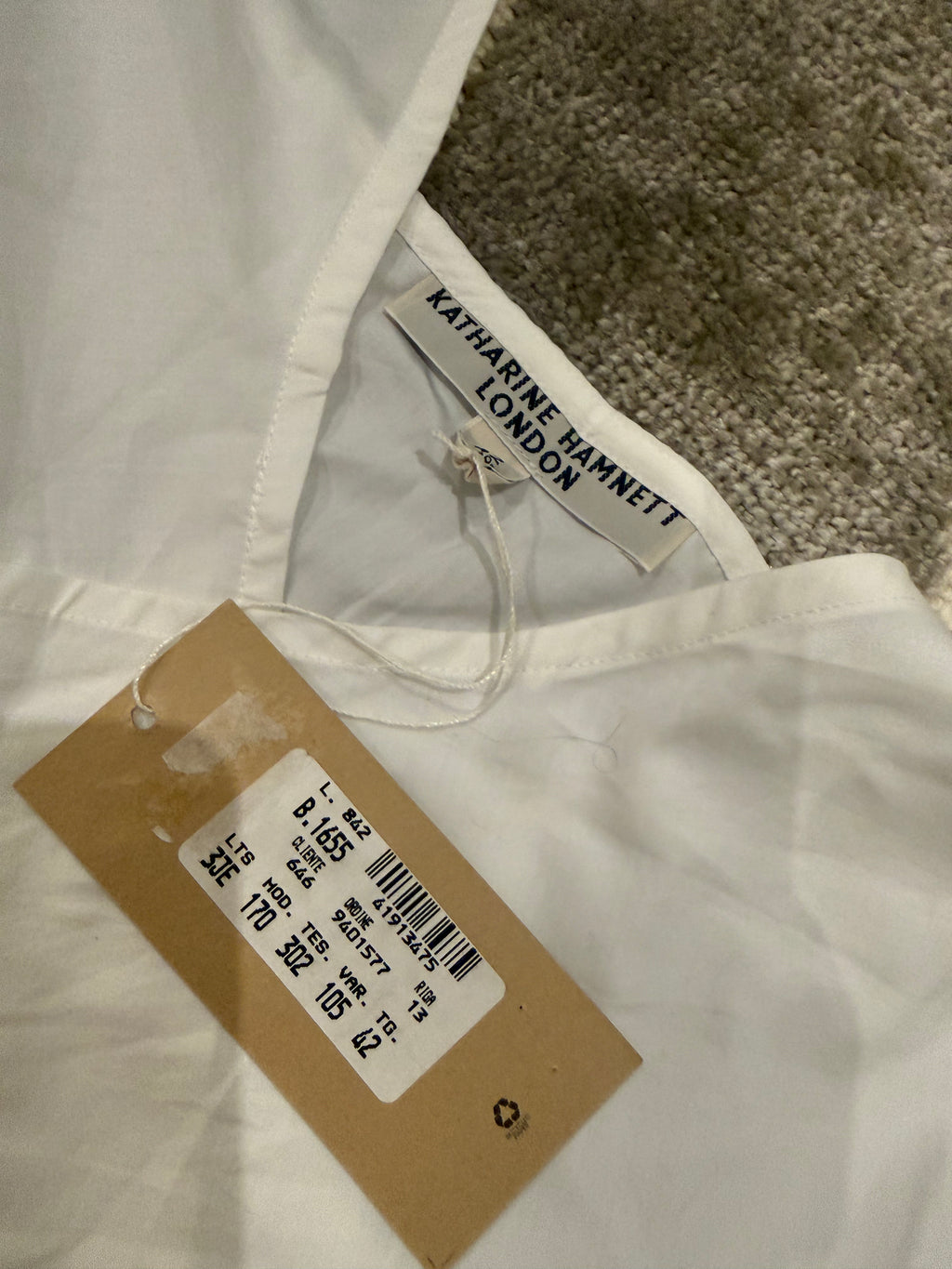 Katharine Hamnett Cotton Wrap Top