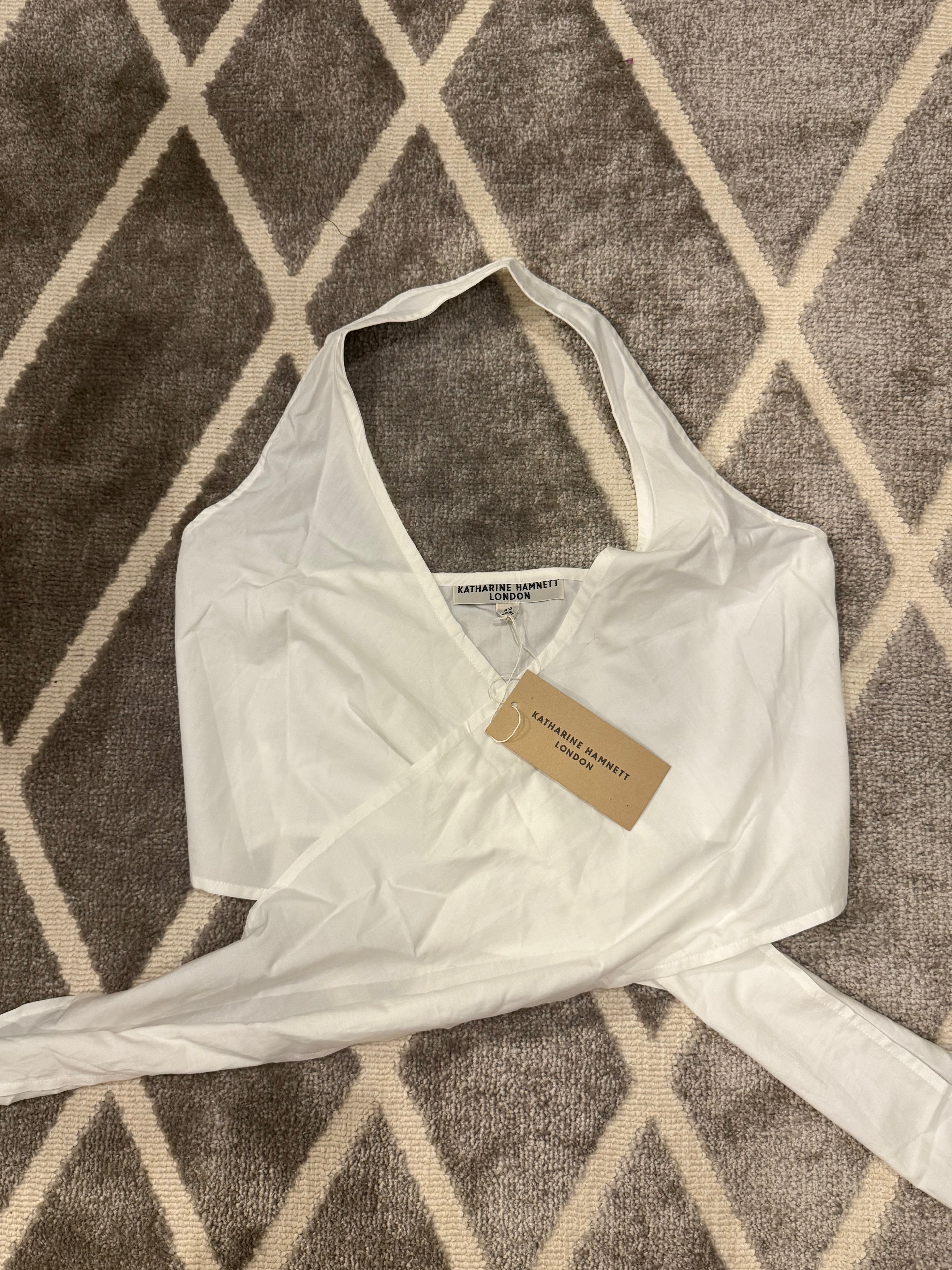 Katharine Hamnett Cotton Wrap Top